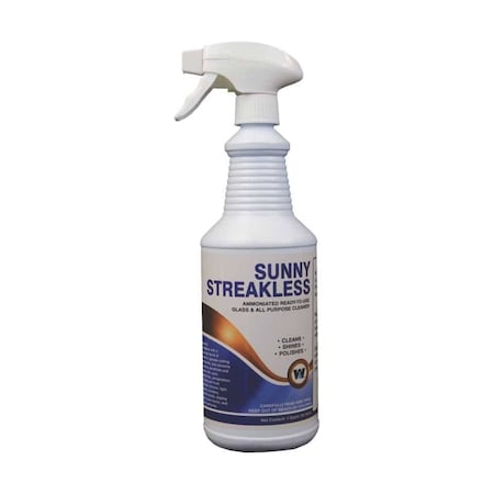 Warsaw Chemical Sunny Streakless, Clean, 1-Quart, 12PK 21400-0000012